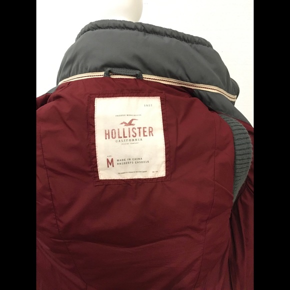Hollister Puffer Vest -Soft Shell Gray -Size M - Picture 7 of 7